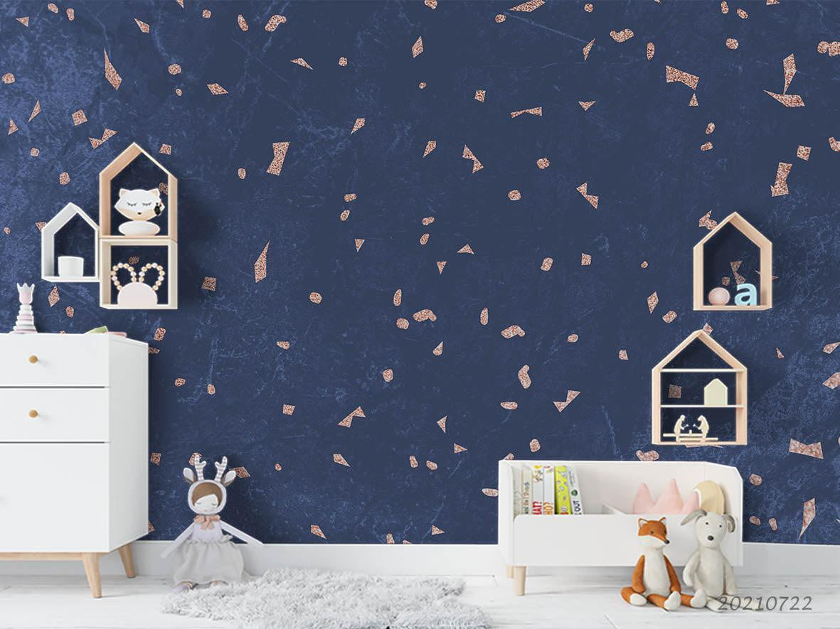 3D Terrazzo Texture Wall Mural Wallpaper LQH 137- Jess Art Decoration