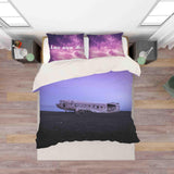 3D Purple Sky Quilt Cover Set Bedding Set Pillowcases 120- Jess Art Decoration