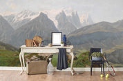 3D mountain scenery oil painting wall mural wallpaper 65- Jess Art Decoration