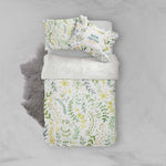 3D Green Branches Leaves Quilt Cover Set Bedding Set Pillowcases 95- Jess Art Decoration