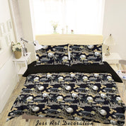 3D Vintage Tropical Leaves Pattern Quilt Cover Set Bedding Set Duvet Cover Pillowcases WJ 3666- Jess Art Decoration
