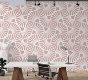 3D Abstract Pink Geometry Art Deco Wall Mural Wallpaper 16 LQH- Jess Art Decoration