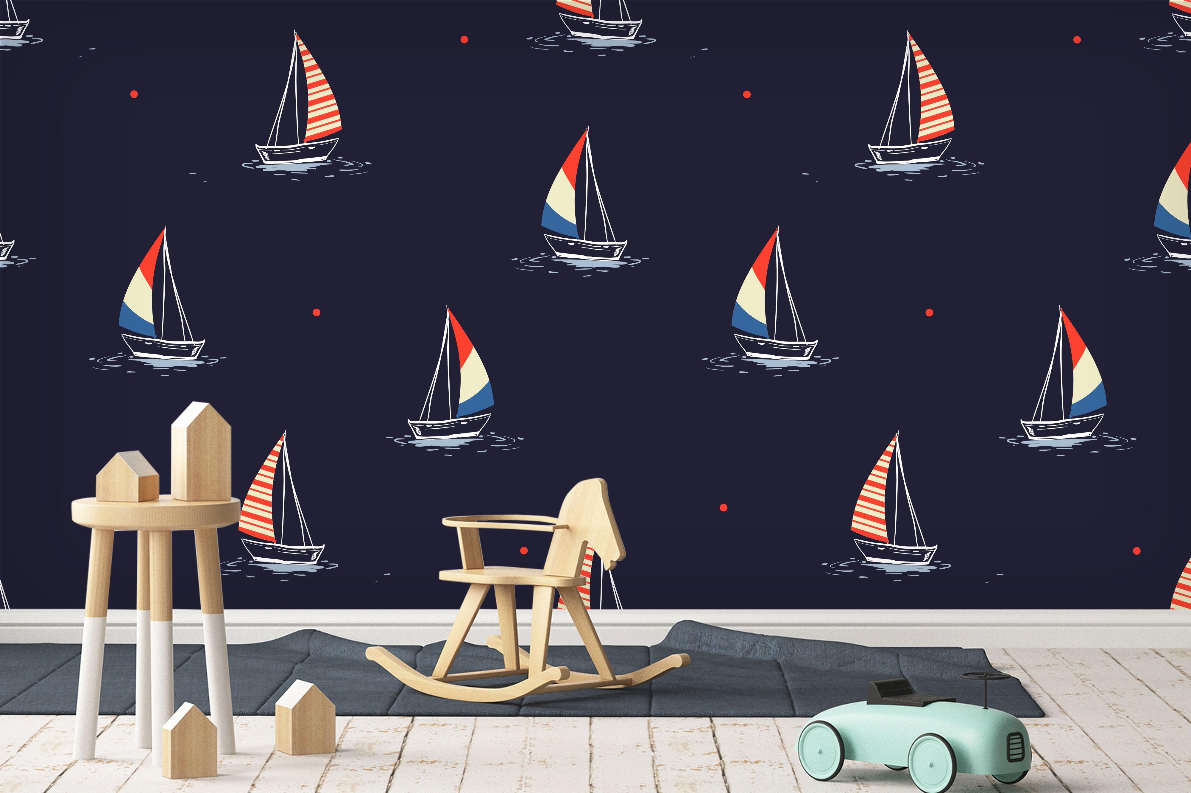 3D Sailboat Wall Mural Wallpaper 55- Jess Art Decoration