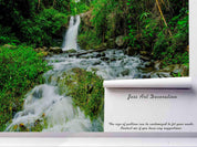 3D Waterfall Forest Jungle Wall Mural Wallpaper 56- Jess Art Decoration