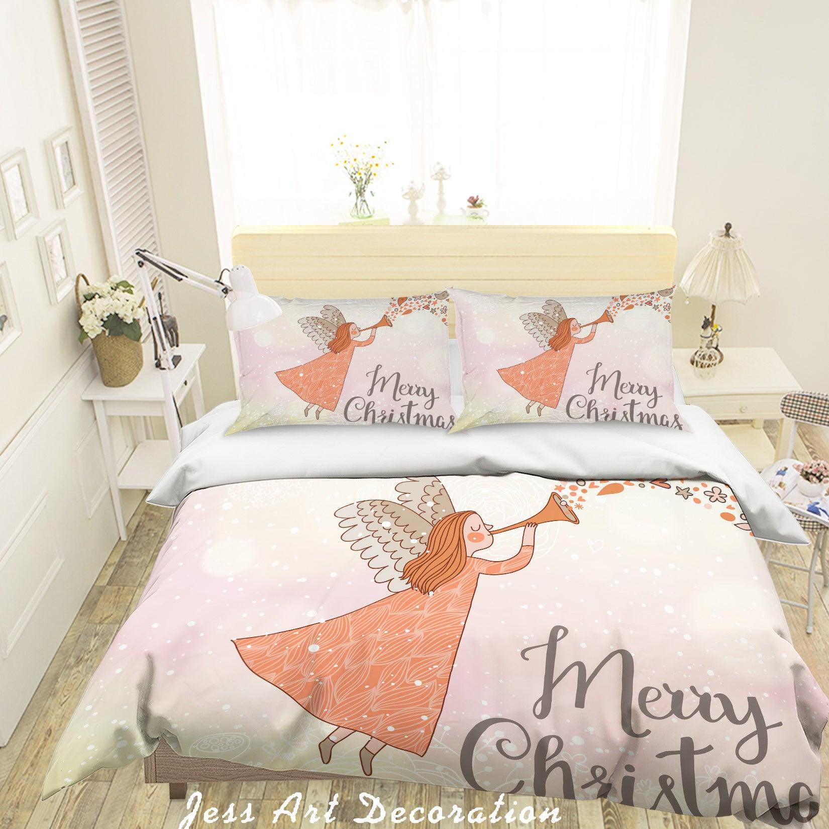 3D Cartoon Girl Quilt Cover Set Bedding Set Pillowcases 54- Jess Art Decoration