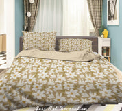 3D Colourful Plant Leaves Floral Pattern Quilt Cover Set Bedding Set Duvet Cover Pillowcases WJ 3865- Jess Art Decoration