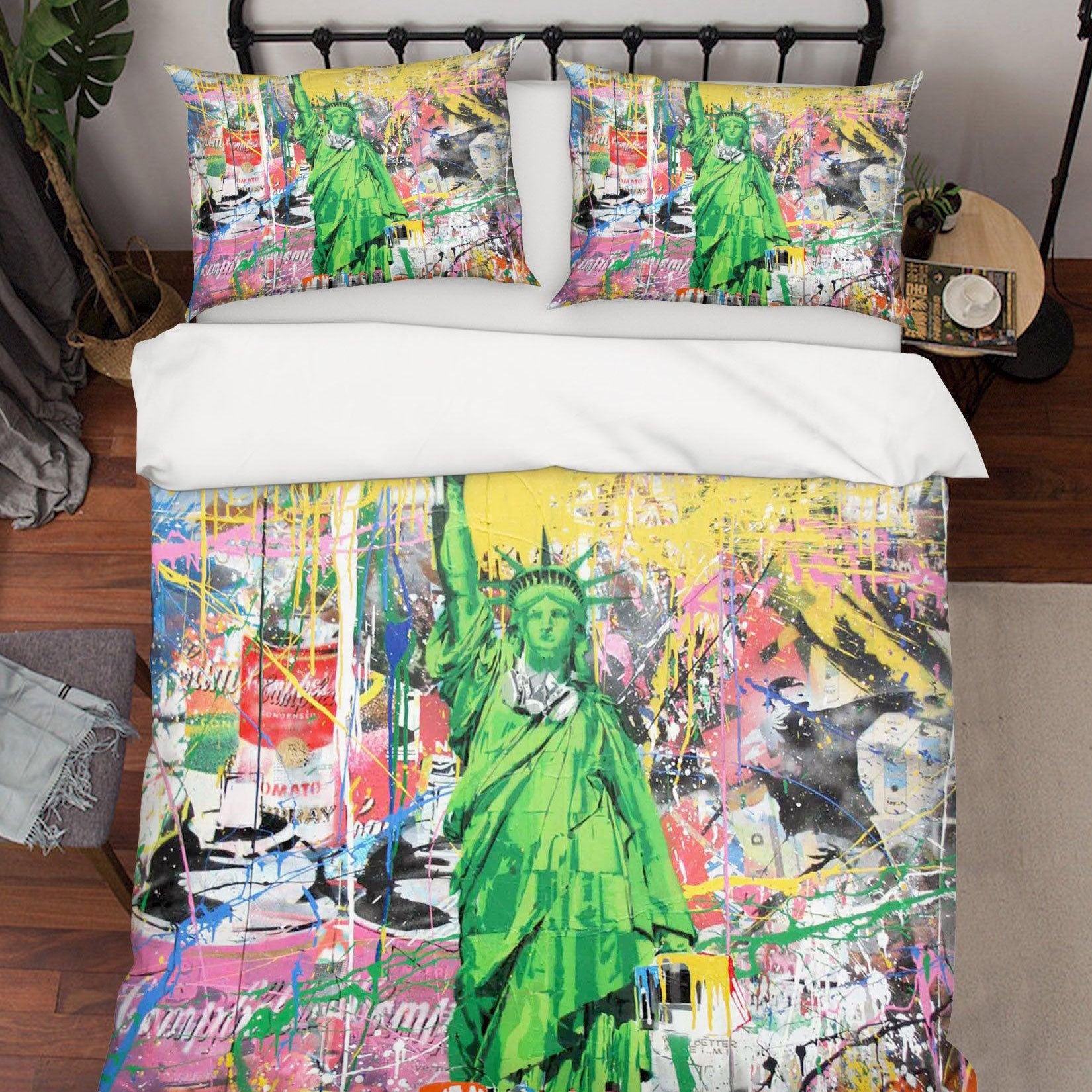 3D  Liberty Green Quilt Cover Set Bedding Set Duvet Cover Pillowcases  ZY D83- Jess Art Decoration