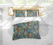 3D Hand Drawn House Pattern Quilt Cover Set Bedding Set Duvet Cover Pillowcases 169- Jess Art Decoration