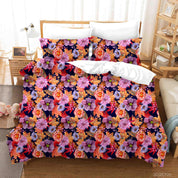 3D Tropical Color Floral Quilt Cover Set Bedding Set Duvet Cover Pillowcases 14- Jess Art Decoration