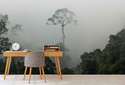 3D Mountain Foggy Wall Mural Wallpaper sww 292- Jess Art Decoration