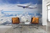 3D Aircraft Sky Clouds Wall Mural Wallpaper 30- Jess Art Decoration