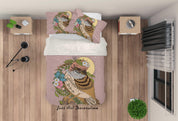 3D Nordic Cartoon Quilt Cover Set Bedding Set Pillowcases 211- Jess Art Decoration