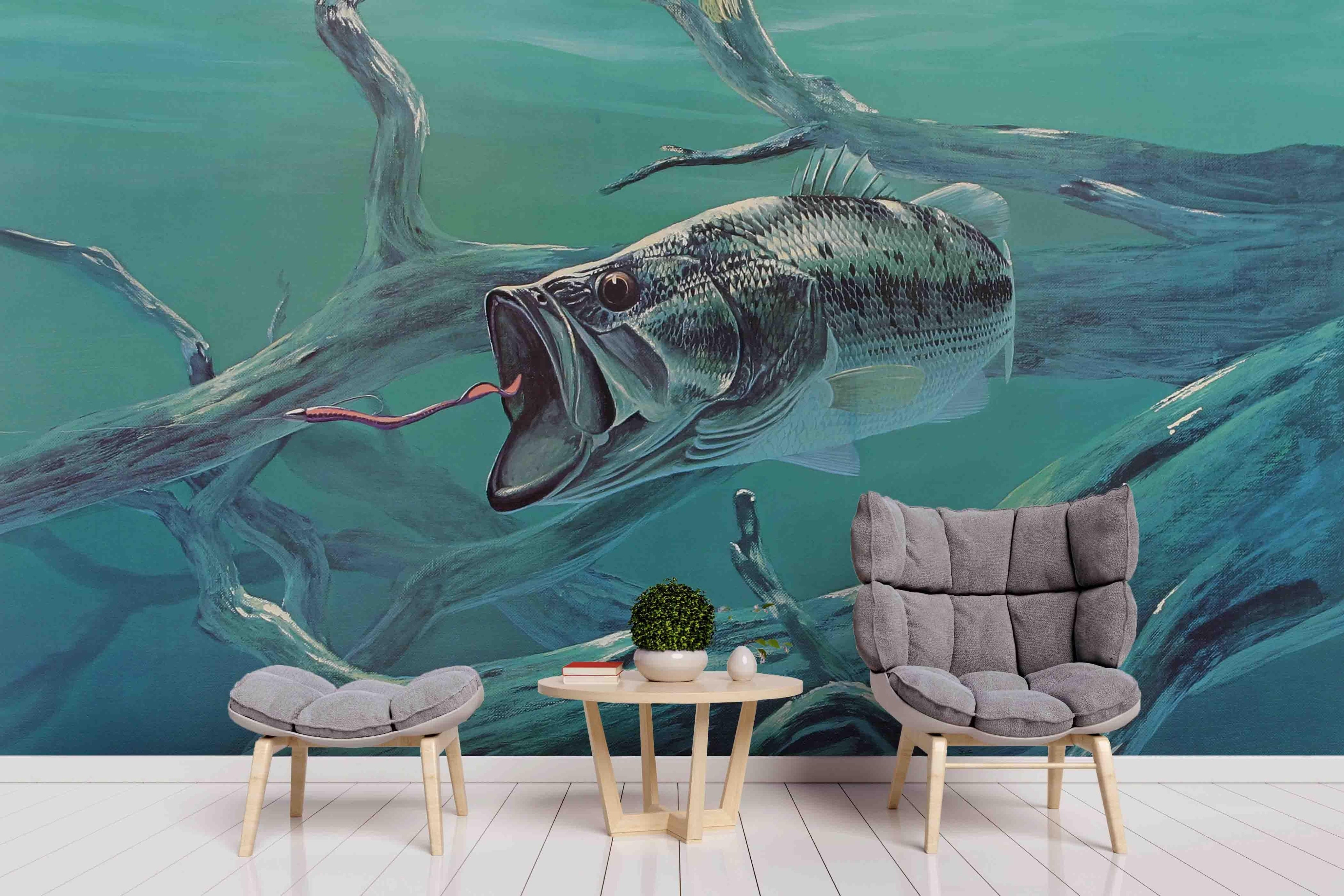 3D Ocean Fish Oil Painting Wall Mural Wallpaper 70- Jess Art Decoration