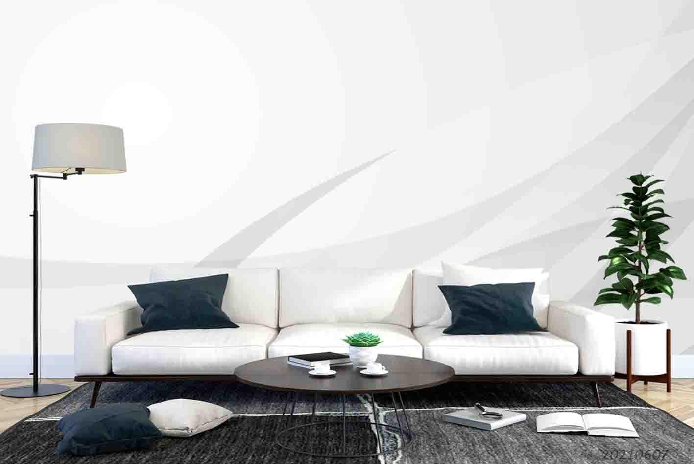 3D Abstract Art Grey Texture Background Wall Mural Wallpaper SWW1052- Jess Art Decoration