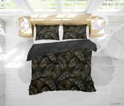 3D Tropical Plant Leaves Quilt Cover Set Bedding Set Duvet Cover Pillowcases 224- Jess Art Decoration