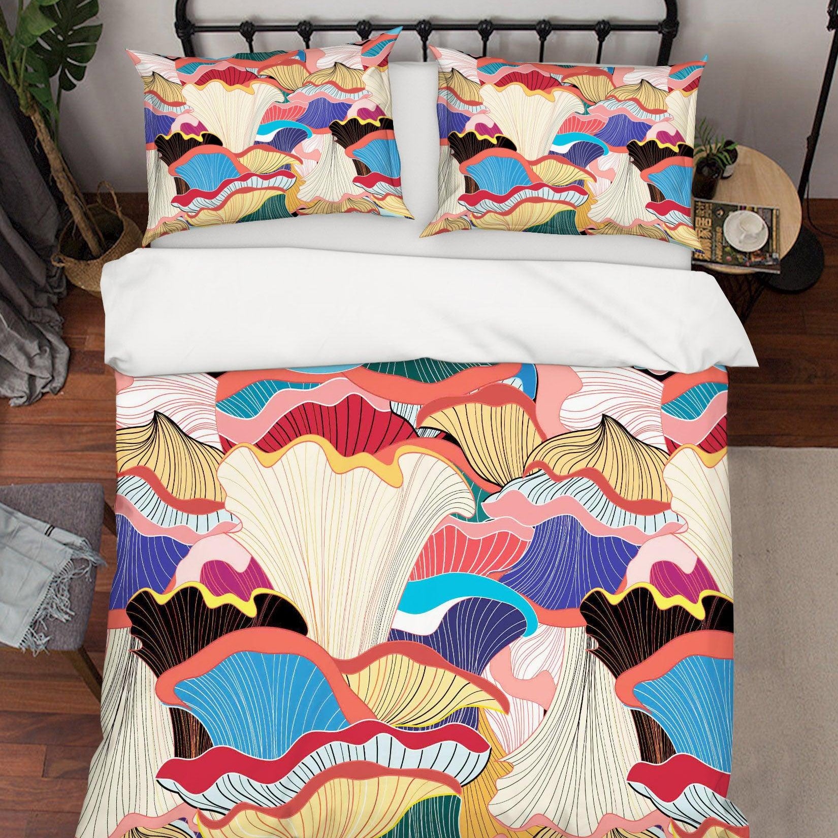 3D Abstract Floral Quilt Cover Set Bedding Set Pillowcases 05- Jess Art Decoration