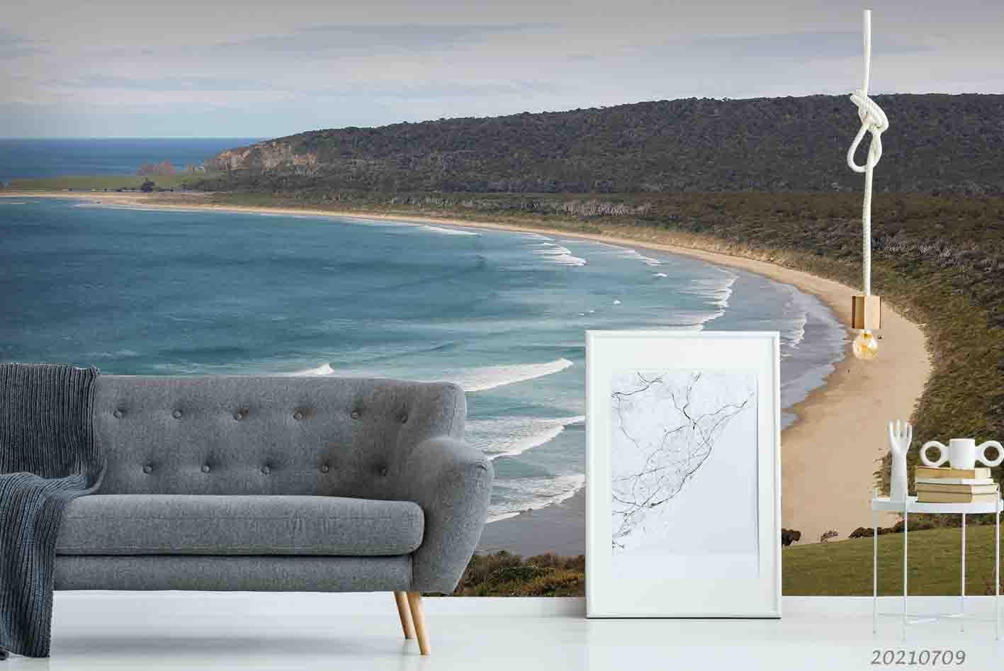 3D Oceans Beach Coast Islands Wall Mural Wallpaper SWW4395- Jess Art Decoration