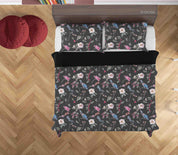 3D Hand Drawn Colorful Floral Quilt Cover Set Bedding Set Duvet Cover Pillowcases 49- Jess Art Decoration