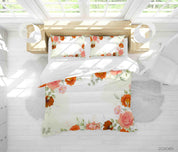 3D Hand Drawn Pink Floral Quilt Cover Set Bedding Set Duvet Cover Pillowcases 240- Jess Art Decoration