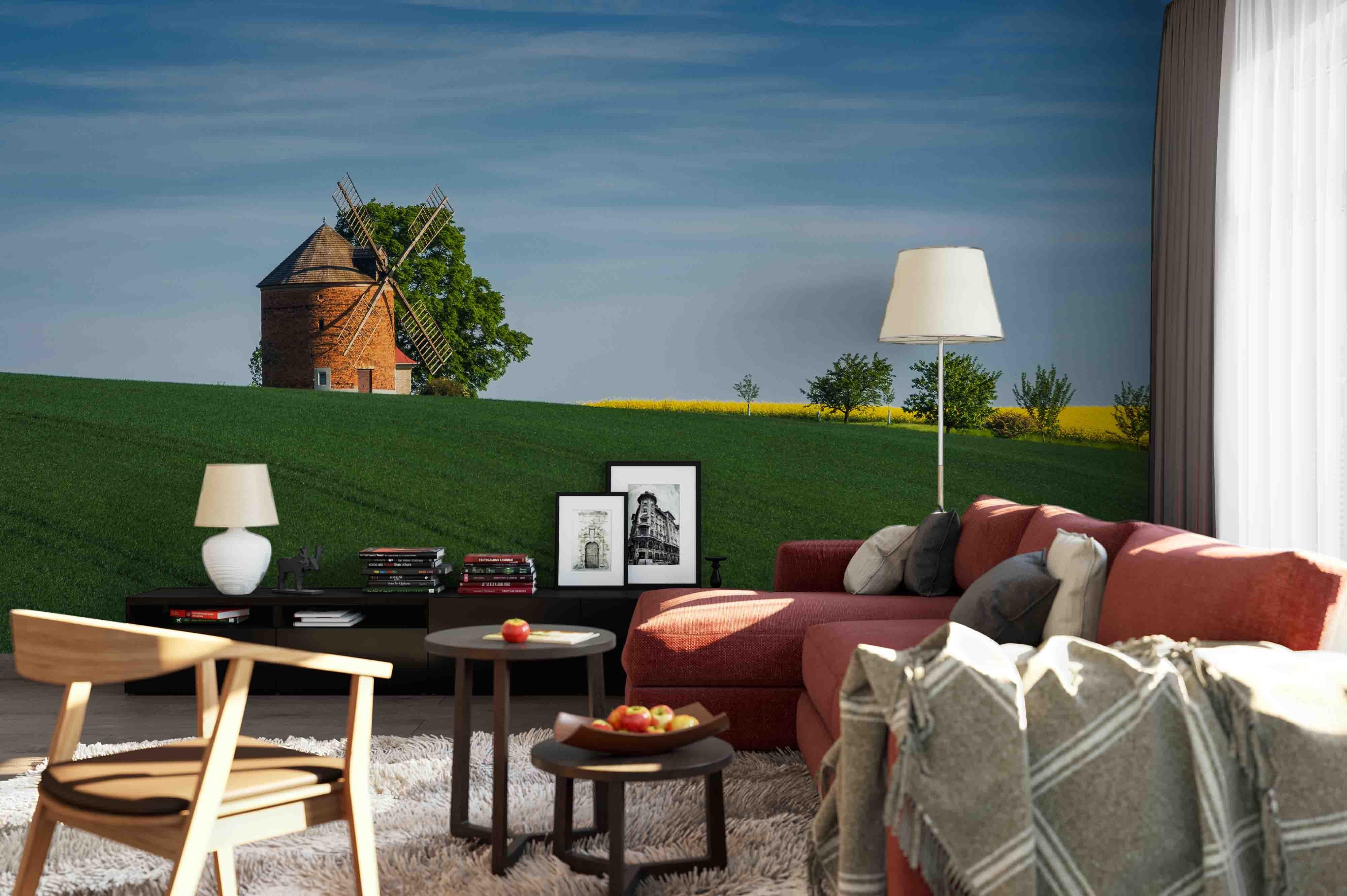 3D old wind south moravia wall mural wallpaper 59- Jess Art Decoration