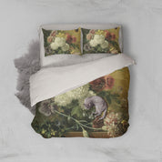 3D Color Flower Oil Painting Quilt Cover Set Bedding Set Pillowcases 47- Jess Art Decoration