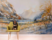 3D Hand Draw Autumn Landscape Wall Mural Wallpaper SWW  238- Jess Art Decoration