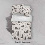 3D Cartoon Cat Quilt Cover Set Bedding Set Duvet Cover Pillowcases LXL 306- Jess Art Decoration