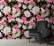 3D Gorgeous Artistic Blooming Peony Butterfly Background Wall Mural Wallpaper GD 3560- Jess Art Decoration