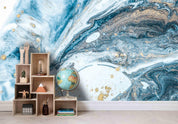3D Blue Abstract Art Wall Mural Wallpaper 27- Jess Art Decoration