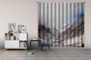 3D Snow Mountain Highway Cloud Curtains and Drapes GD 742- Jess Art Decoration