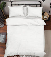 3D White Marble Quilt Cover Set Bedding Set Pillowcases 248- Jess Art Decoration