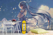 3D Cloud Anime Girl soft anime girl cloud mural wall mural wallpaper for bedroom - view 2