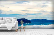 3D Sky Mountain Sea Landscape Wall Mural Wallpaper LQH 434- Jess Art Decoration