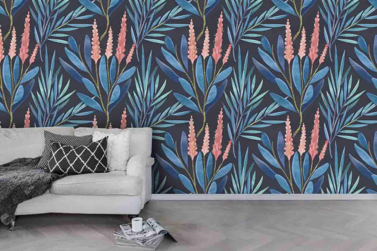 3D Floral Branch Leaves Wall Mural Wallpaper 62- Jess Art Decoration