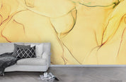 3D Watercolor Golden Marble Texture Wall Mural Wallpaper LQH 467- Jess Art Decoration