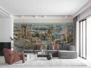 3D  UK Big Ben Notre Dame De Paris Seine Wall Mural Wallpaper SWW5019- Jess Art Decoration