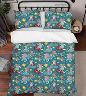 3D Hand Drawn Animal Pegasus Sky Cloud Quilt Cover Set Bedding Set Duvet Cover Pillowcases 59- Jess Art Decoration