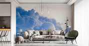 3D Blue Clouds Wall Mural Wallpaper sww  225- Jess Art Decoration
