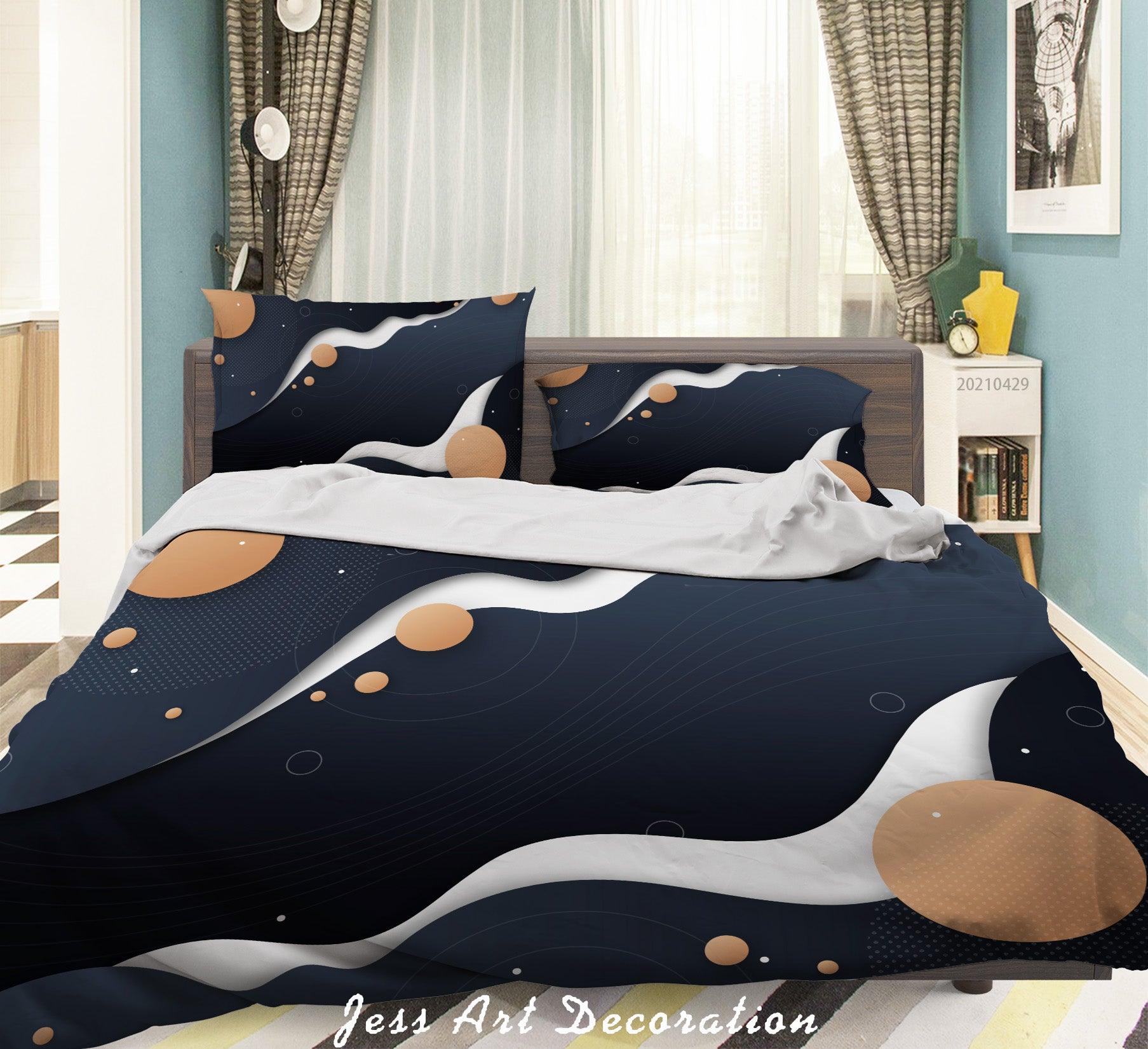 3D Abstract Geometric Pattern Quilt Cover Set Bedding Set Duvet Cover Pillowcases 194- Jess Art Decoration