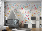 3D Colored Kids Drawing Wall Mural Wallpaper GD 1008- Jess Art Decoration