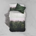 3D Green Pine Forest Quilt Cover Set Bedding Set Pillowcases 90- Jess Art Decoration