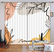3D Abstract Artistic Pattern Curtains and Drapes LQH 1- Jess Art Decoration