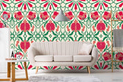 3D Pomegranate Wall Mural Wallpaper SF59- Jess Art Decoration