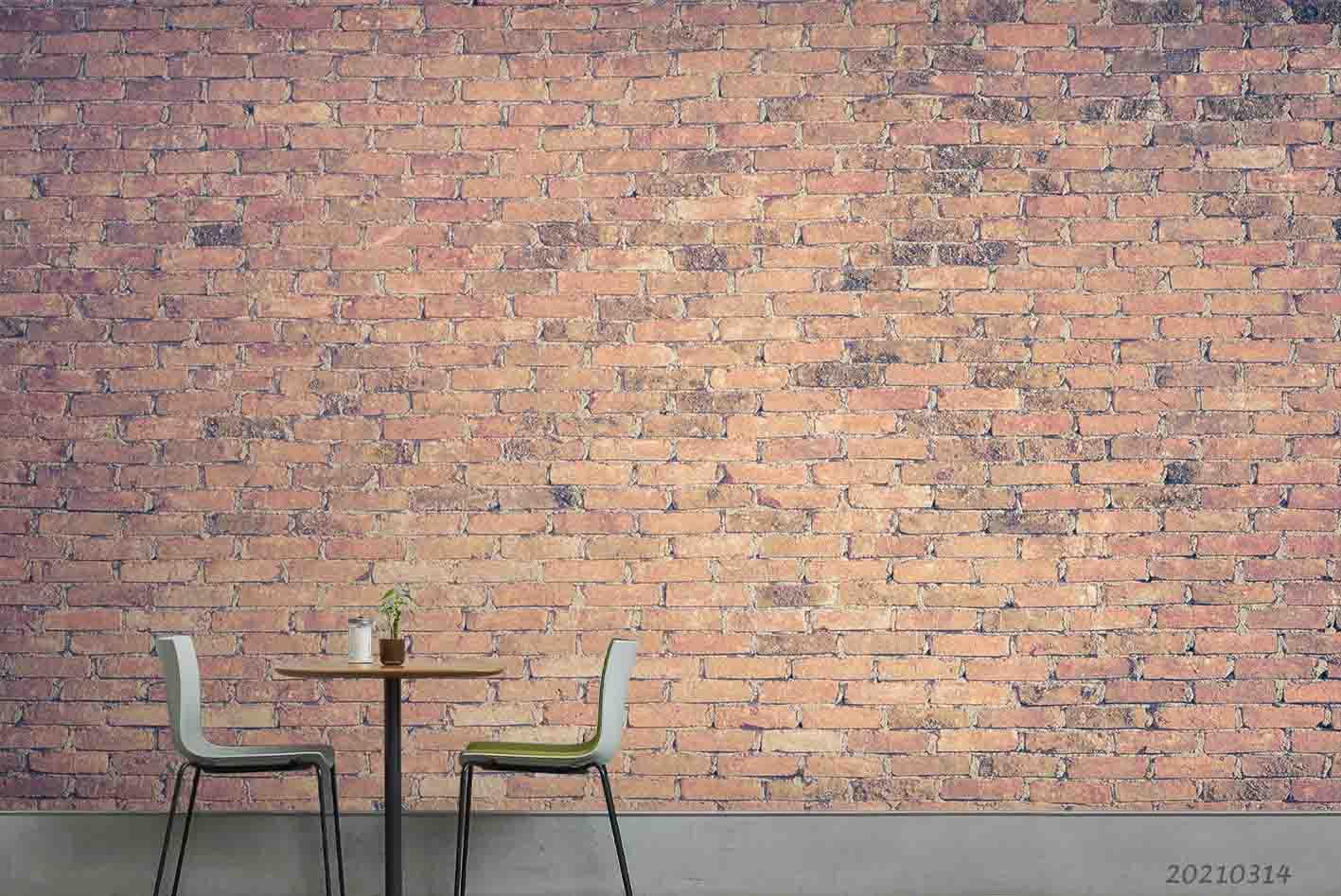 3D Brick Wall Texture Wall Mural Wallpaper LQH 238- Jess Art Decoration