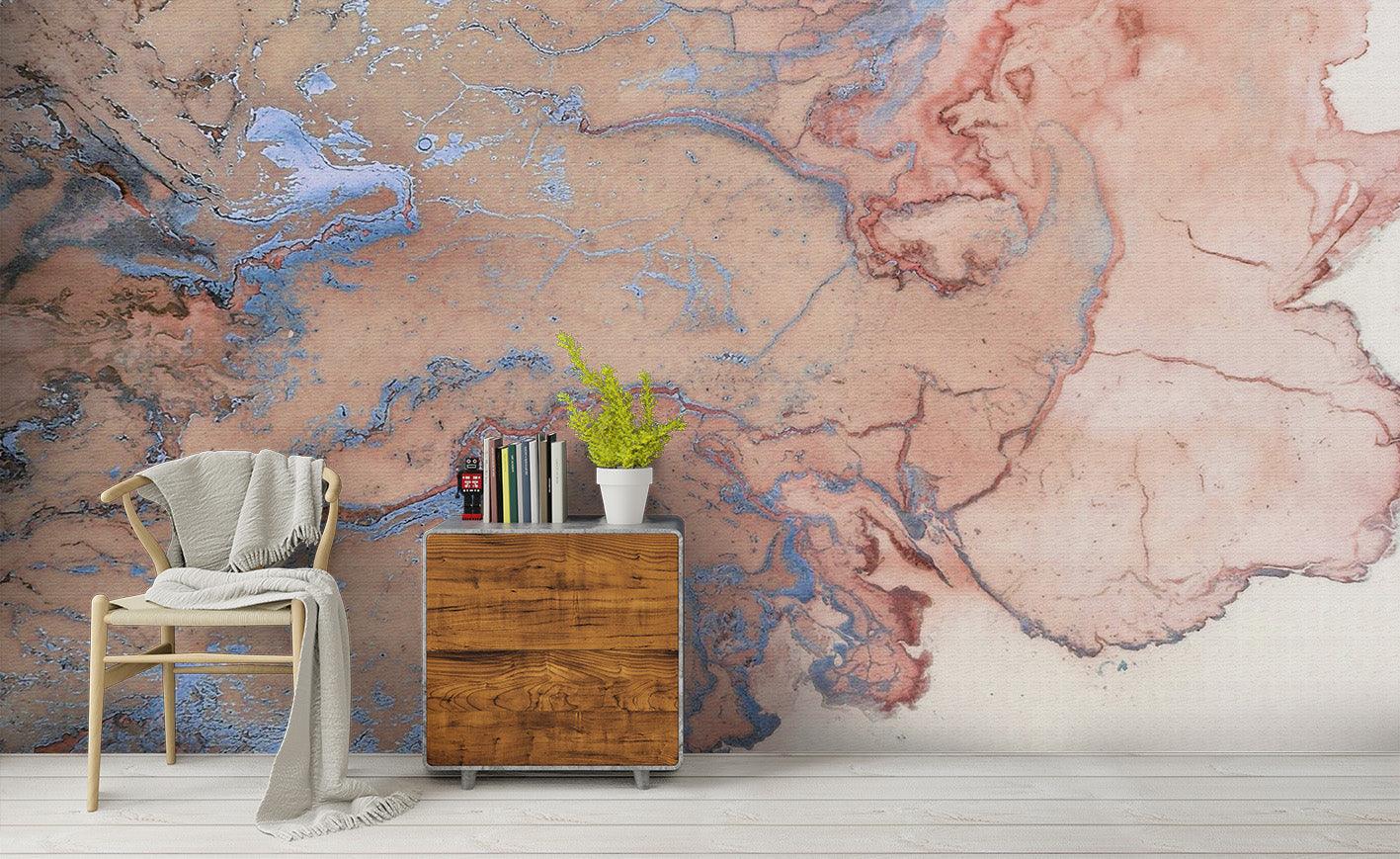 3D Pink Ocean Texture Wall Mural Wallpaper 58- Jess Art Decoration