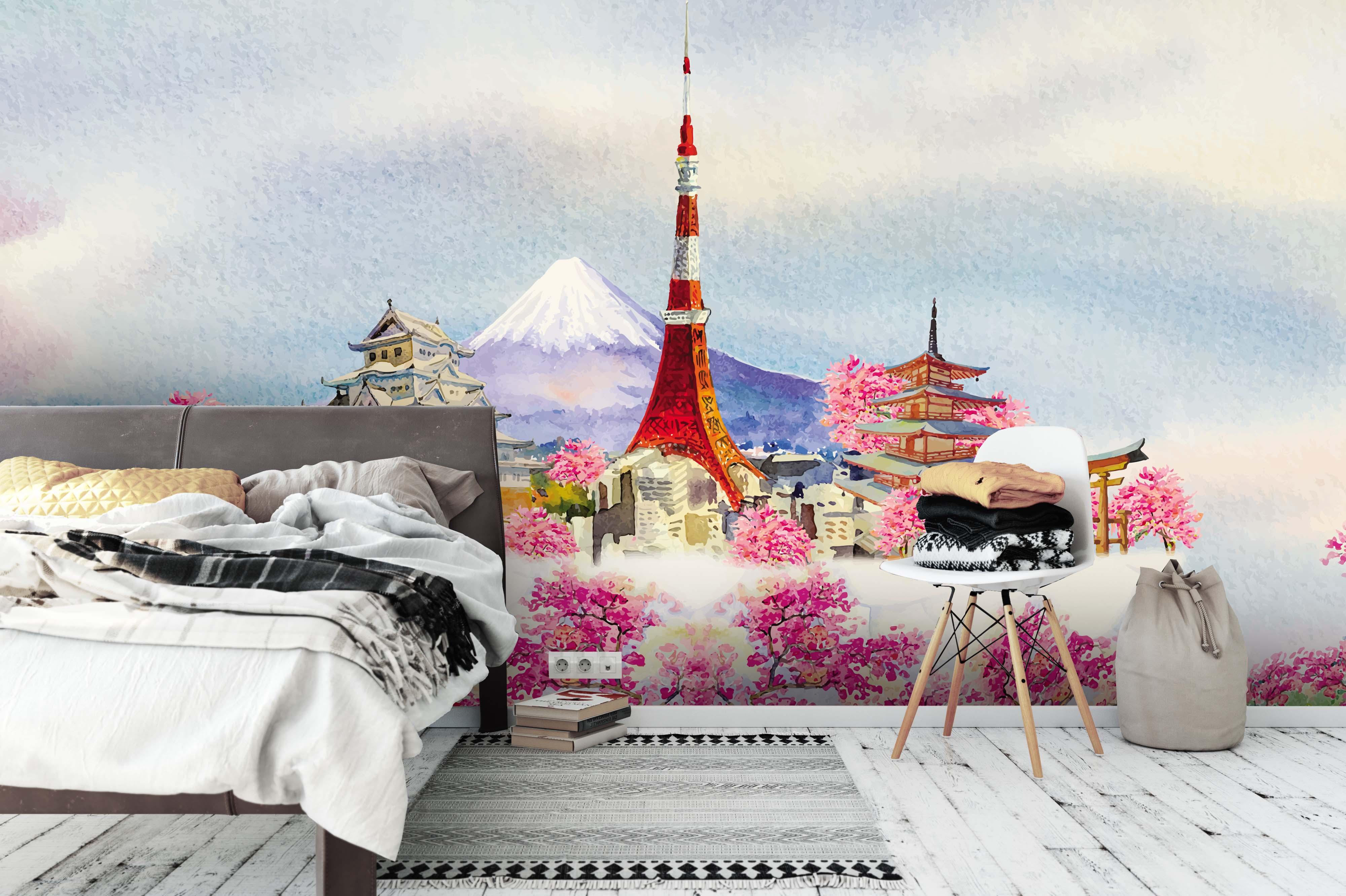 3D Snow Mountain Lighthouse Wall Mural Wallpaper 81- Jess Art Decoration