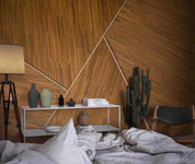 3D Wood Panel Stitching Wall Mural Wallpaper LQH 326- Jess Art Decoration