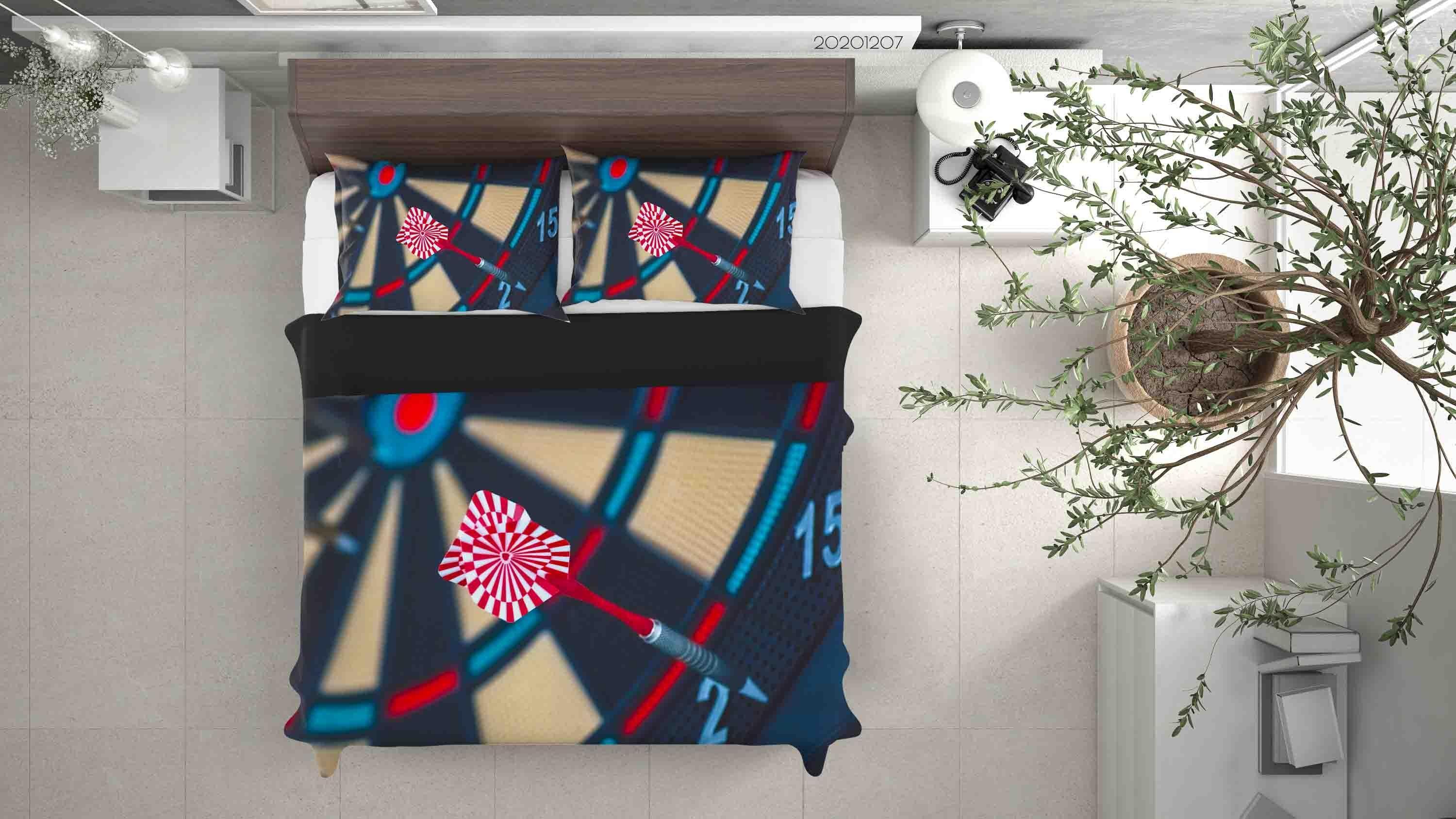 3D Pexels Sports Target Shooting Quilt Cover Set Bedding Set Duvet Cover Pillowcases LXL- Jess Art Decoration