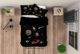 3D Planet Moon Sun Pattern Quilt Cover Set Bedding Set Duvet Cover Pillowcases WJ 9263- Jess Art Decoration