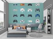 3D Cartoon Game Controller Wall Mural Wallpaper LQH 145- Jess Art Decoration